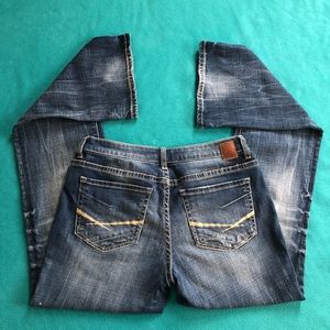 BKE-Stella-mid-rise tailored bootcut jeans